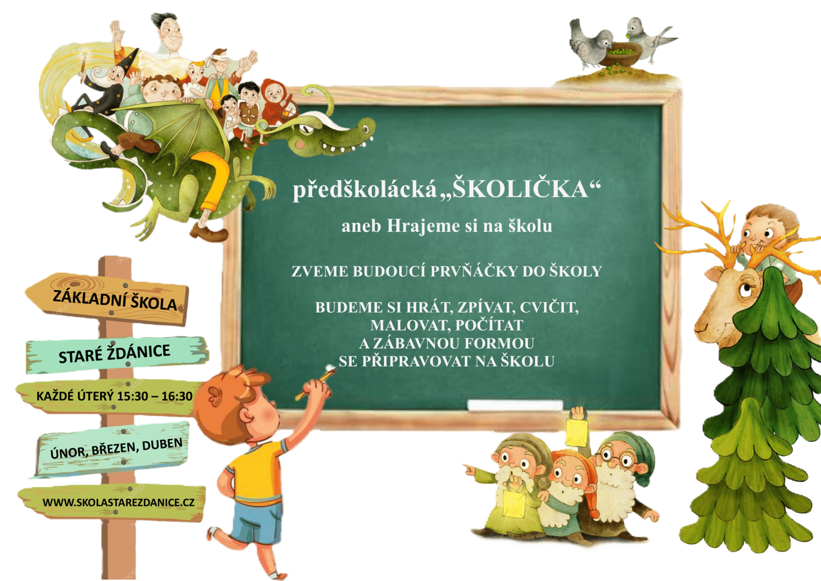 Leták školička